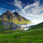 widok górski w dzień